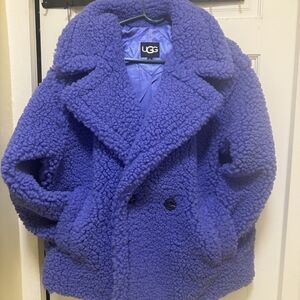 UGG Purple Sherpa Coat
